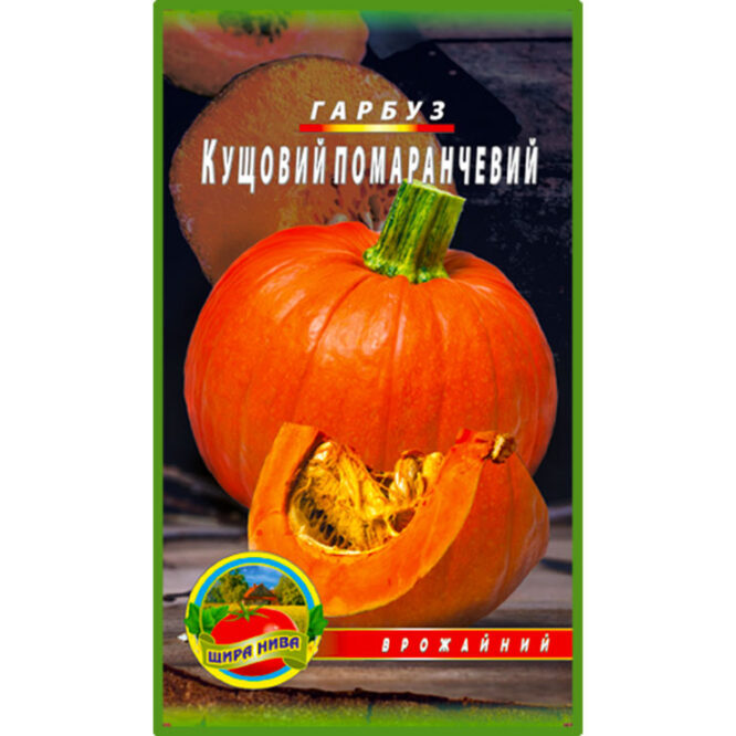 купити-гарбуз-кущовий-помаранчевий-щира-нива